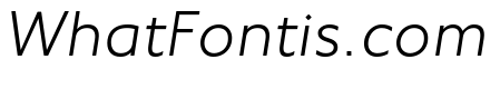 Underground Light Italic