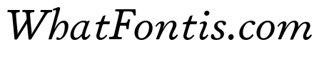Stickley 2 Text Regular Italic