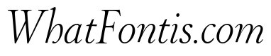Stickley 2 Banner Regular Italic