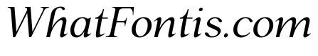 Late November Regular Italic