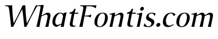 Foxtrot Sans Regular Italic