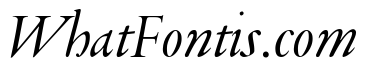 Theatrum Light Italic