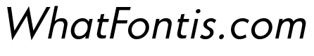 Kelly Sans Book Italic