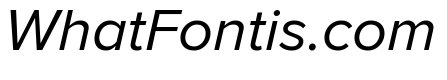 Proxima Nova Thai Looped Regular Italic