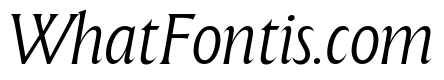 The Henston Light Italic