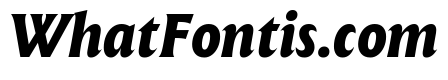 The Henston Extra Bold Italic