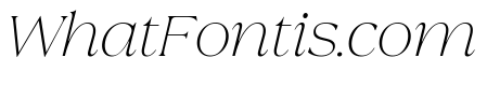 La Mericana Thin Italic