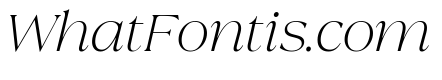 La Mericana Light Italic
