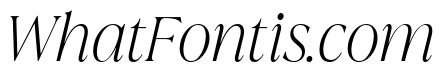 La Mericana Condensed Light Italic