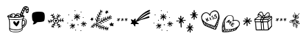 Dreaming Outloud Sans Christmas Doodles