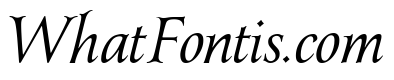 Yana Regular Italic