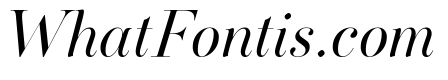 Novantique Serif Display Light Italic