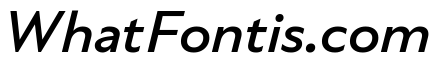 Novantique Sans Bold Italic