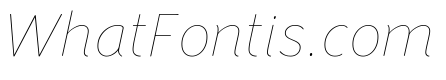 Congenial Hairline Italic