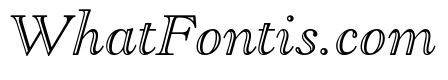 Goudy Open Regular Italic