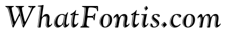 Goudy Handtooled Regular Italic