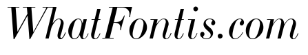 Bodoni 175 Regular Italic