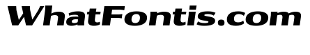 Collier Sans Extra Wide Extra Bold Italic