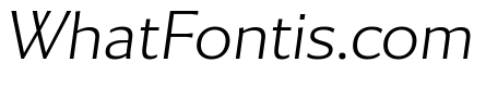 Collier Sans Extra Extended Extra Thin Italic