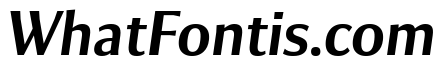 Collier Sans Extra Condensed Semi Bold Italic