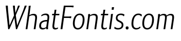 Collier Sans Extra Condensed Extra Thin Italic