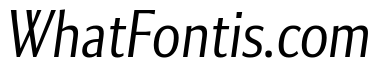 Collier Sans Extra Condensed Extra Light Italic