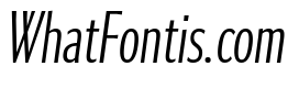 Collier Sans Extra Compressed Thin Italic