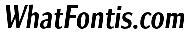 Collier Sans Extra Compressed Semi Bold Italic