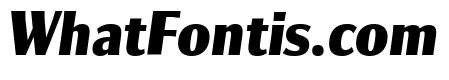 Collier Sans Extra Compressed Extra Bold Italic