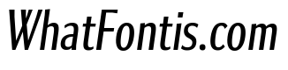 Collier Sans Extra Compressed Book Italic