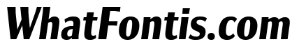 Collier Sans Extra Compressed Bold Italic