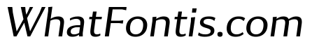 Collier Sans Extended Light Italic