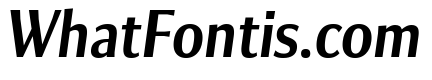 Collier Sans Compressed Semi Bold Italic
