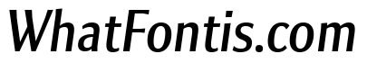Collier Sans Compressed Regular Italic