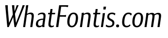 Collier Sans Compressed Extra Light Italic