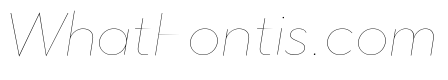 Town Text Hairline Italic