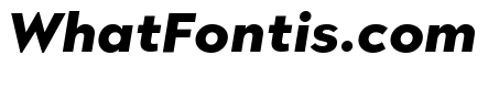 Town Text Black Italic