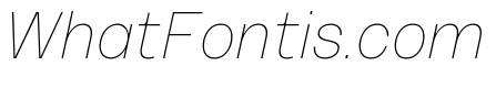 Sundry Thin Italic