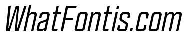 Cutmark Narrow Light Italic