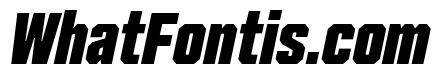 Cutmark Narrow Heavy Italic