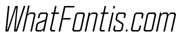 Cutmark Narrow Extra Light Italic