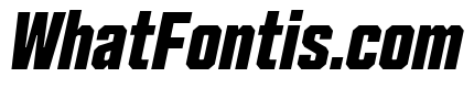 Cutmark Narrow Extra Bold Italic