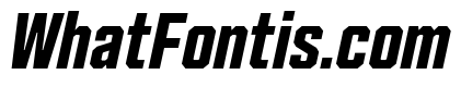 Cutmark Narrow Bold Italic