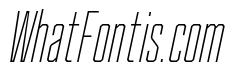 Cutmark Condensed Thin Italic