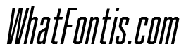 Cutmark Condensed Regular Italic