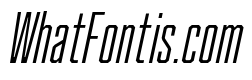 Cutmark Condensed Light Italic