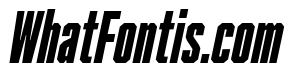 Cutmark Condensed Heavy Italic