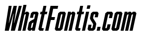 Cutmark Condensed Bold Italic