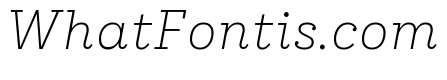 IvyStyle Typewriter Thin Italic