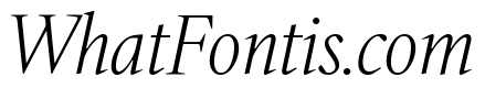 IvyMazarin Thin Italic
